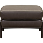 Anastasia Rectangular Leather Ottoman - LOOMLAN - Olivia + Quinn - Ottomans