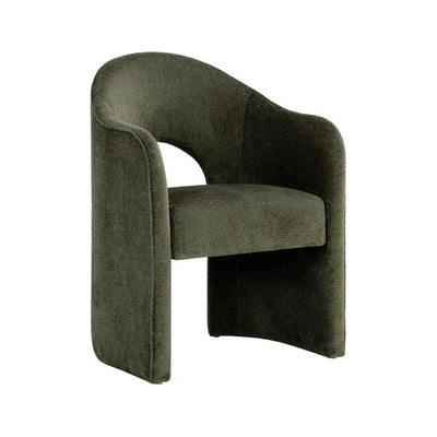 Anaya Fabric Dining Armchair - LOOMLAN - SUNPAN - Dining Chairs