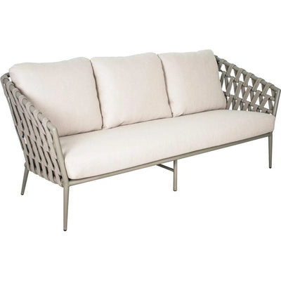 Andaman 3 Seat Sofa - Light Gray Outdoor Couch - LOOMLAN - Seasonal Living - Outdoor Sofas & Loveseats