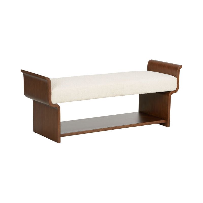 Ando Wood Framed Bedroom Bench - LOOMLAN - Bedroom Benches