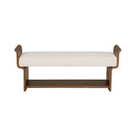 Ando Wood Framed Bedroom Bench - LOOMLAN - Wildwood - Bedroom Benches