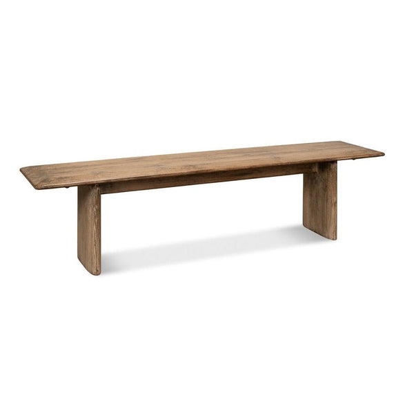 Andre Natural Wooden Bedroom Bench - LOOMLAN - Sarreid - Bedroom Benches