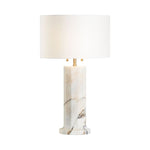 Andria White Marble Base Table Lamp - LOOMLAN - Wildwood - Table Lamps