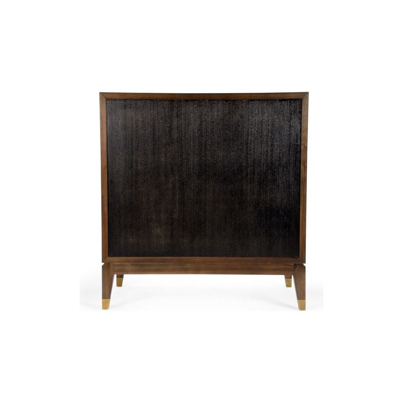 Andros Black Walnut Finished Wood Cabinet - LOOMLAN - Wildwood - Accent Cabinets