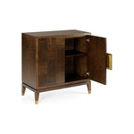 Andros Black Walnut Finished Wood Cabinet - LOOMLAN - Wildwood - Accent Cabinets