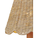 Annabelle Natural Seagrass Tapered Chandelier Shade - LOOMLAN - Currey & Co - Chandeliers
