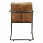 Ansel Grazed Leather Dining Chair (Set Of 2) - LOOMLAN - Moe's Home - Dining Chairs