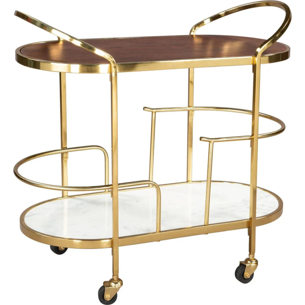 Antalya Bar Cart Multicolor - LOOMLAN - Zuo Modern - Home Bar Carts