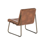 Anton Leather Armless Lounge Chair - LOOMLAN - SUNPAN - Accent Chairs