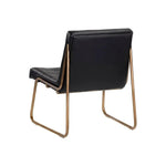 Anton Leather Armless Lounge Chair - LOOMLAN - SUNPAN - Accent Chairs