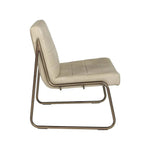 Anton Leather Armless Lounge Chair - LOOMLAN - SUNPAN - Accent Chairs