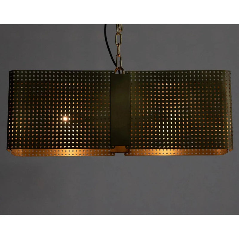 Apollo Metal Lantern With Brass Finish - LOOMLAN - Noir - Pendants