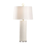 April Honeycomb Pattern Ceramic Table Lamp - LOOMLAN - Chelsea House - Table Lamps