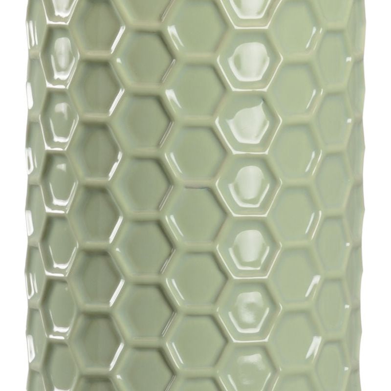 April Honeycomb Pattern Ceramic Table Lamp - LOOMLAN - Chelsea House - Table Lamps