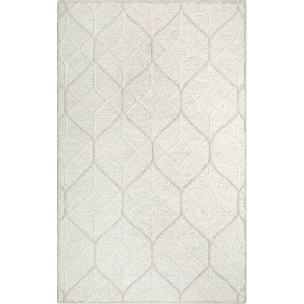 Apso Geometric Beige Living Room Rug - LOOMLAN - LOOMLAN - Area Rugs