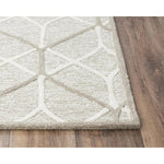 Aqsa Geometric Brown Living Room Rug - LOOMLAN - LOOMLAN - Area Rugs