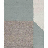 Aqua Blue Grey White Handmade Wool Rug - LOOMLAN - Linie Design - Area Rugs