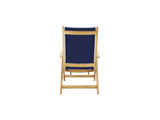 Aquitania Teak Patio Folding Lounge Deck Chair - LOOMLAN - HiTeak - Outdoor Lounge Chairs