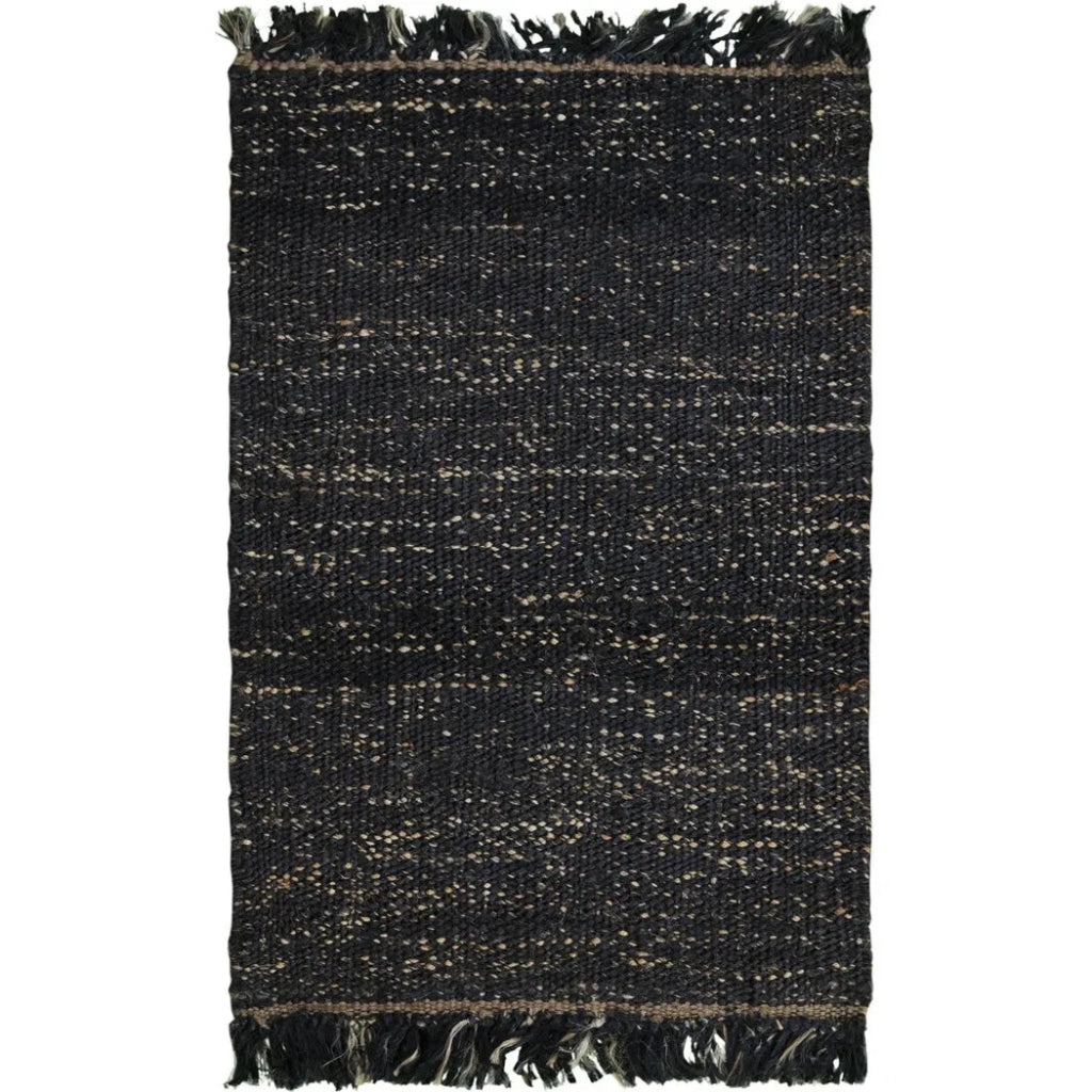 Arai Black Jute Rug 9x12 For Living Room - LOOMLAN - LOOMLAN - Area Rugs