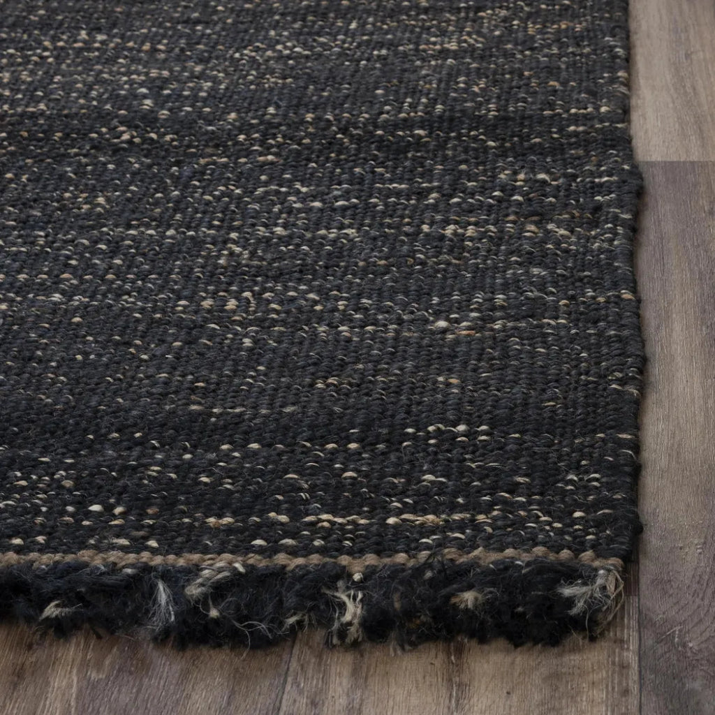 Arai Black Jute Rug 9x12 For Living Room - LOOMLAN - LOOMLAN - Area Rugs