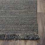 Arar Gray Jute Rug 9x12 For Living Room - LOOMLAN - LOOMLAN - Area Rugs