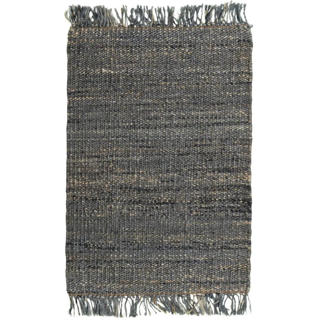 Arar Gray Jute Rug 9x12 For Living Room - LOOMLAN - LOOMLAN - Area Rugs