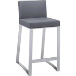 Architect Leather Counter Stool - LOOMLAN - SUNPAN - Counter Stools