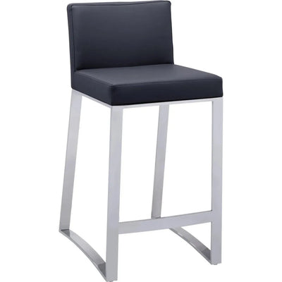 Architect Leather Counter Stool - LOOMLAN - SUNPAN - Counter Stools