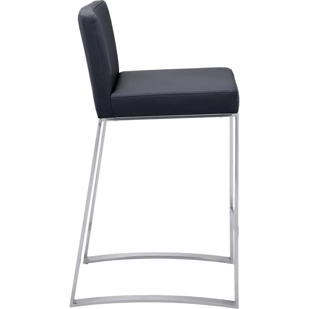 Architect Leather Counter Stool - LOOMLAN - SUNPAN - Counter Stools