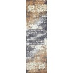 Arcs Abstract Rust Large Area Rugs For Living Room - LOOMLAN - LOOMLAN - Area Rugs