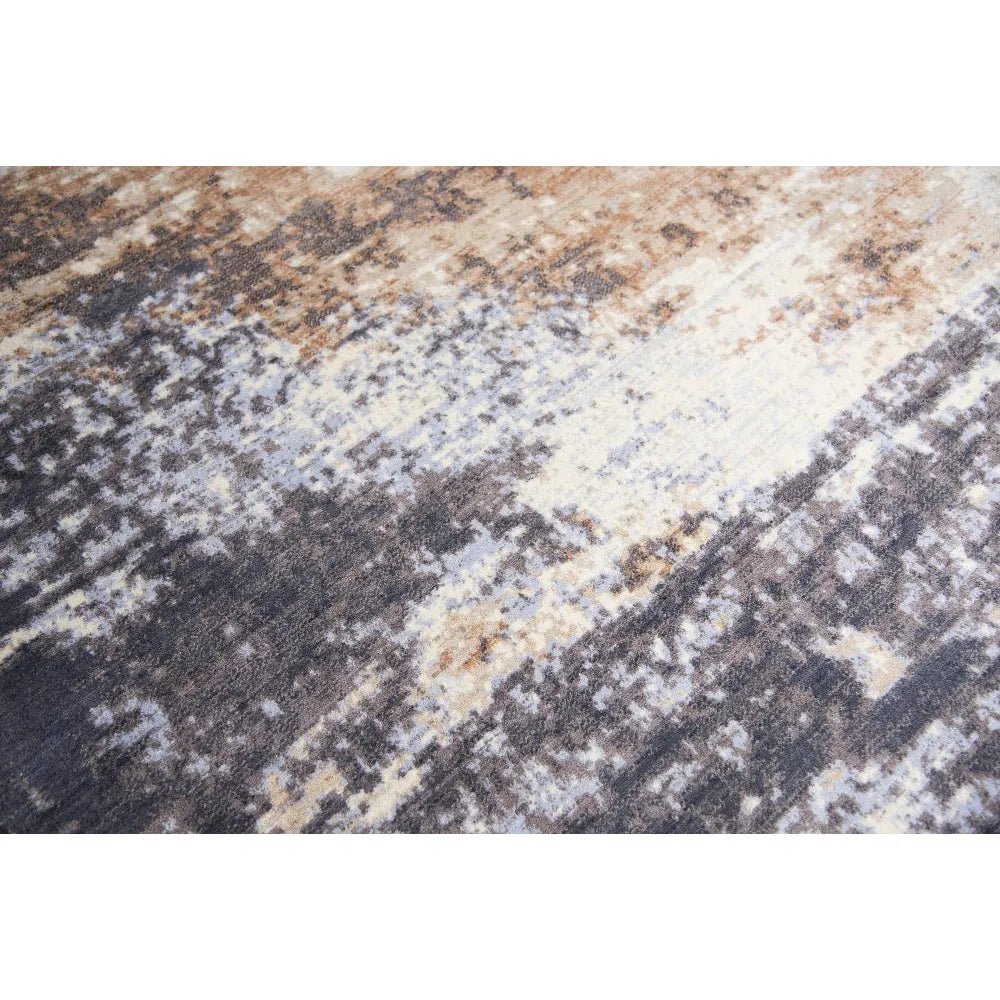 Arcs Abstract Rust Large Area Rugs For Living Room - LOOMLAN - LOOMLAN - Area Rugs