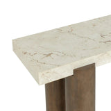Ardi Marble Topped Rectangular Console Table - LOOMLAN - SUNPAN - Console Tables