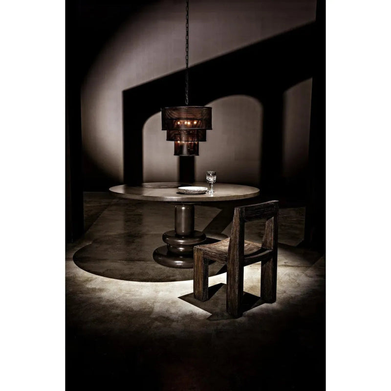 Arena Black Steel Pendant - LOOMLAN - Noir - Pendants