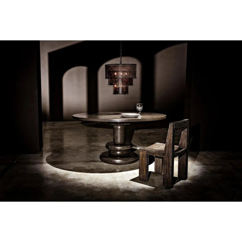 Arena Black Steel Pendant - LOOMLAN - Noir - Pendants