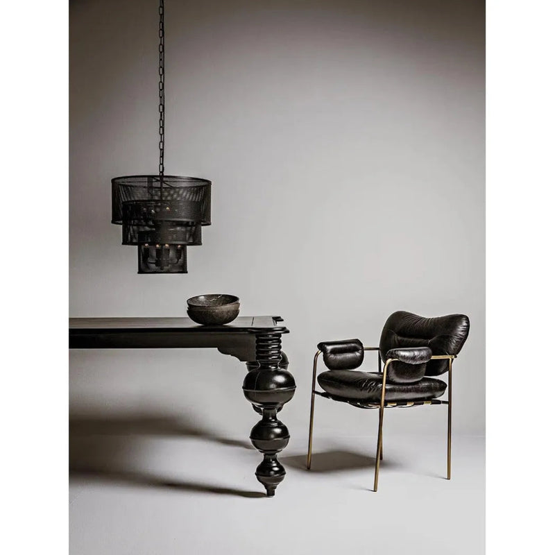 Arena Black Steel Pendant - LOOMLAN - Noir - Pendants