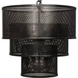 Arena Black Steel Pendant - LOOMLAN - Noir - Pendants