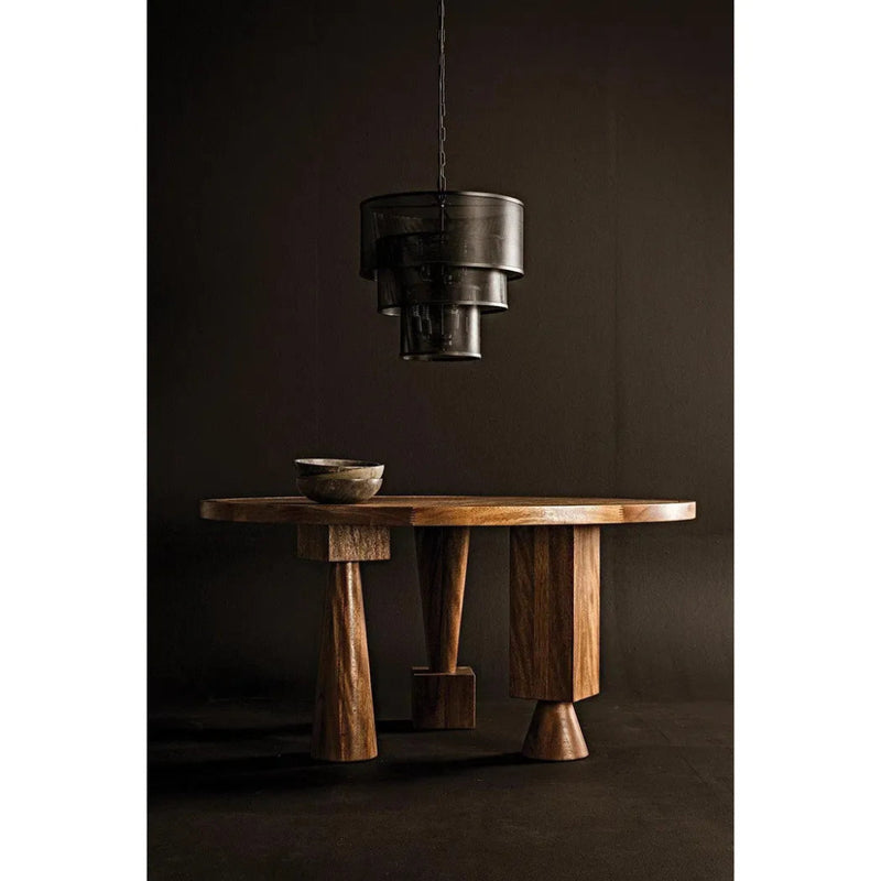 Arena Black Steel Pendant - LOOMLAN - Noir - Pendants