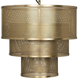 Arena Metal Pendant With Brass Finish - LOOMLAN - Noir - Pendants