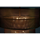 Arena Metal Pendant With Brass Finish - LOOMLAN - Noir - Pendants
