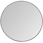 Argie Steel Framed Large Round Wall Mirror - LOOMLAN - CFC - Wall Mirrors