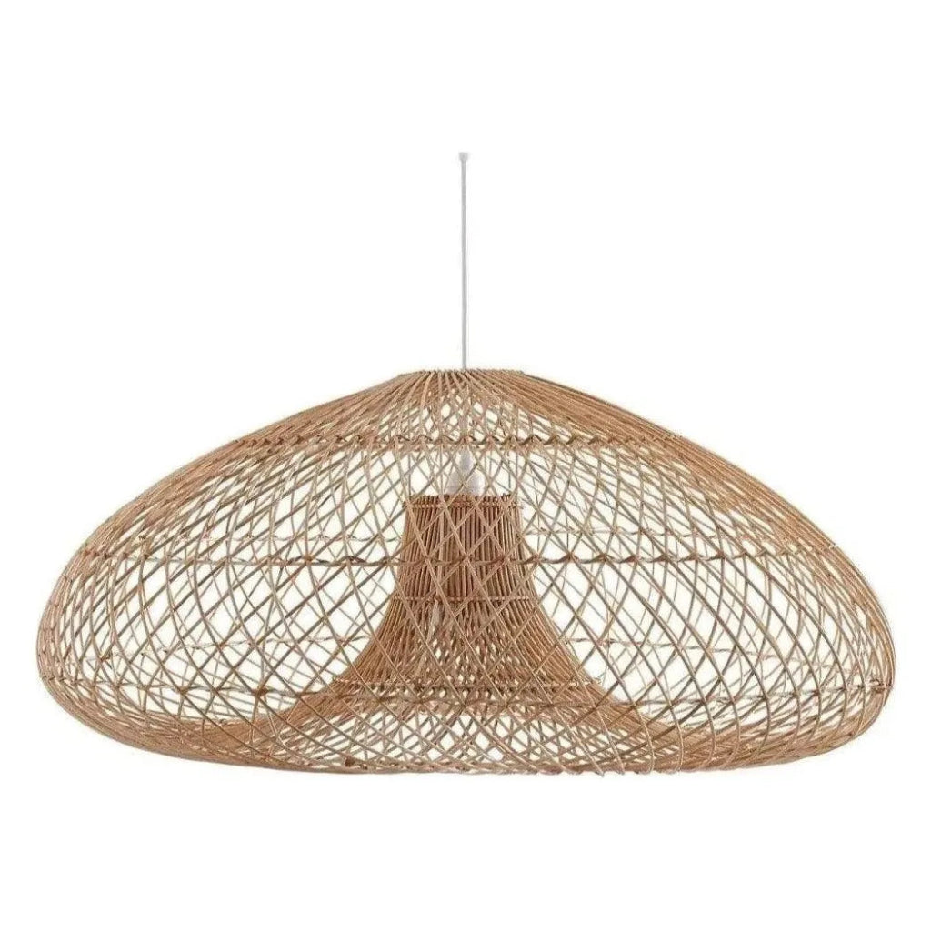 Aria Natural Rattan Chandelier Pendant Light - LOOMLAN - Artesia - Chandeliers