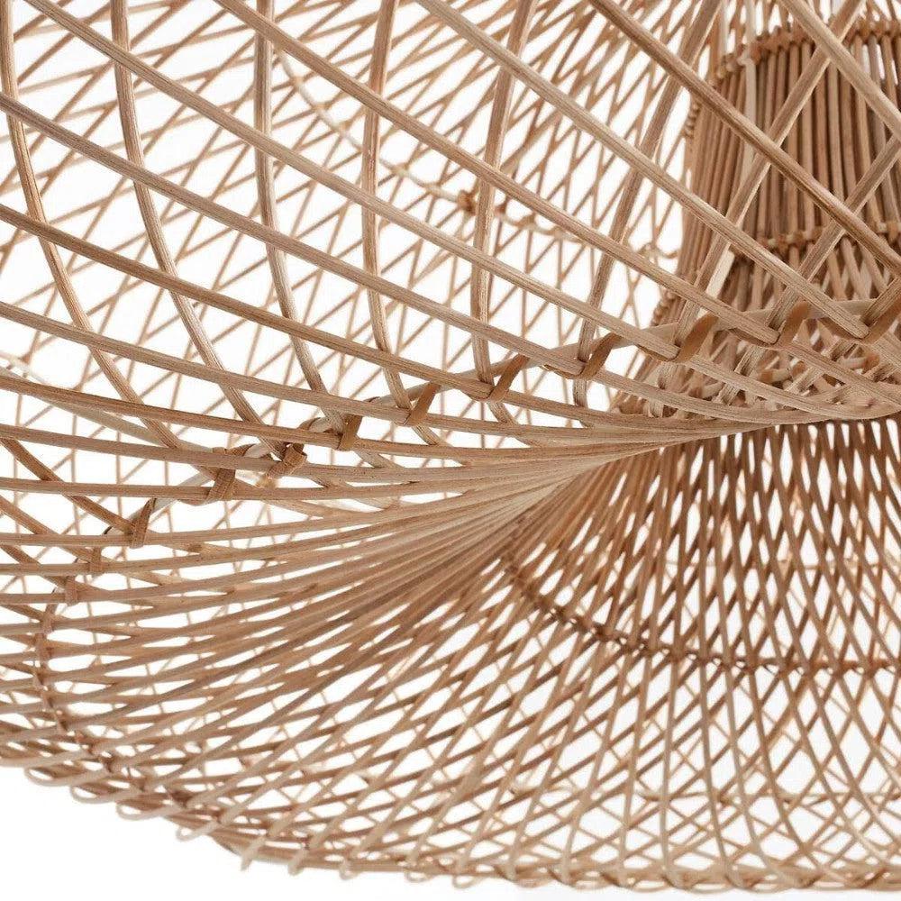 Aria Natural Rattan Chandelier Pendant Light - LOOMLAN - Artesia - Chandeliers