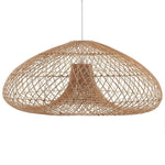 Aria Natural Rattan Chandelier Pendant Light - LOOMLAN - Artesia - Chandeliers