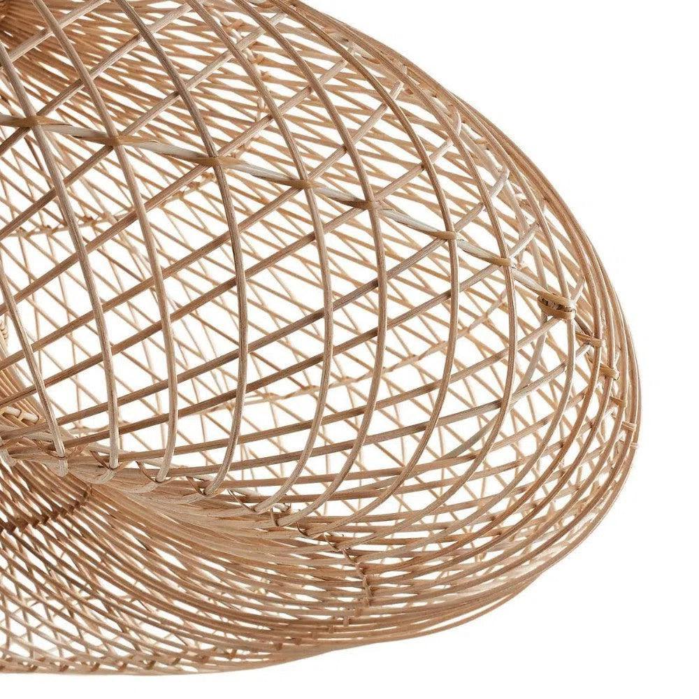 Aria Natural Rattan Chandelier Pendant Light - LOOMLAN - Artesia - Chandeliers