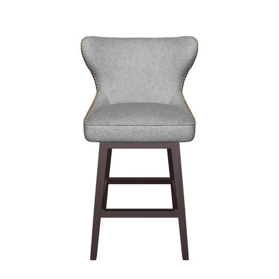 Ariana Leather Swivel Counter Stool - LOOMLAN - SUNPAN - Counter Stools