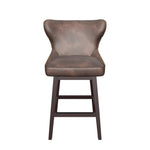 Ariana Leather Swivel Counter Stool - LOOMLAN - SUNPAN - Counter Stools