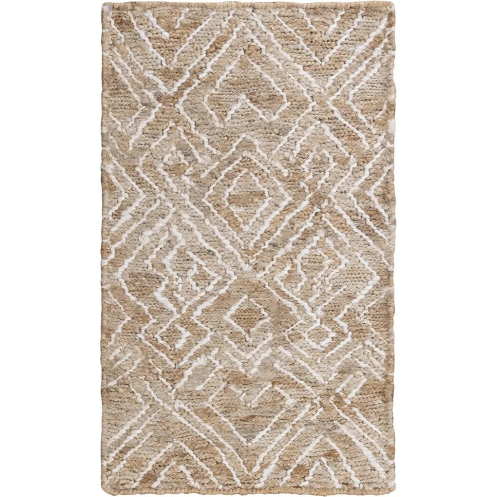 Aric Beige Jute Rug 8x10 For Living Room - LOOMLAN - LOOMLAN - Area Rugs