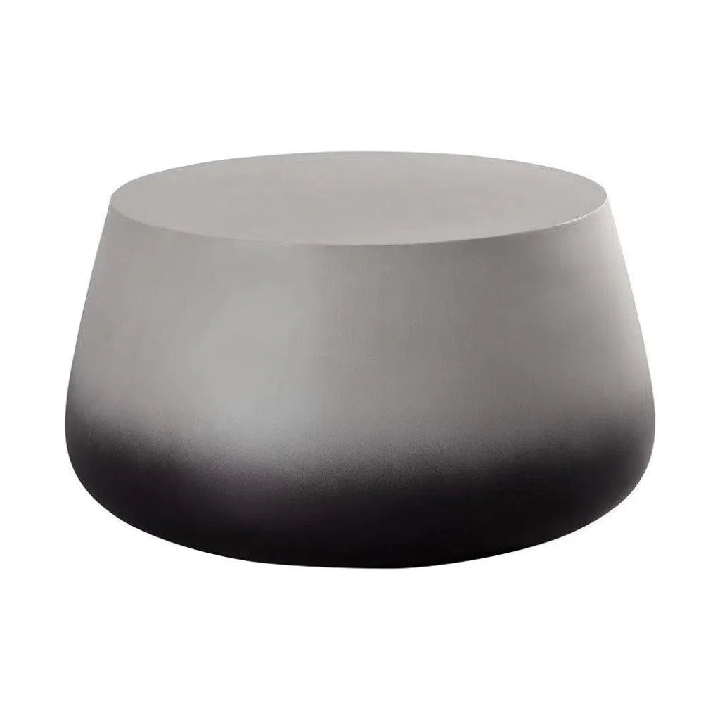 Aries Concrete Outdoor Round Coffee Table - LOOMLAN - SUNPAN - Outdoor Coffee Tables