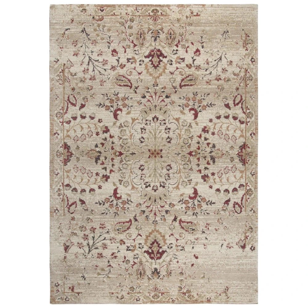 Arin Floral Red Large Area Rugs For Living Room - LOOMLAN - LOOMLAN - Area Rugs