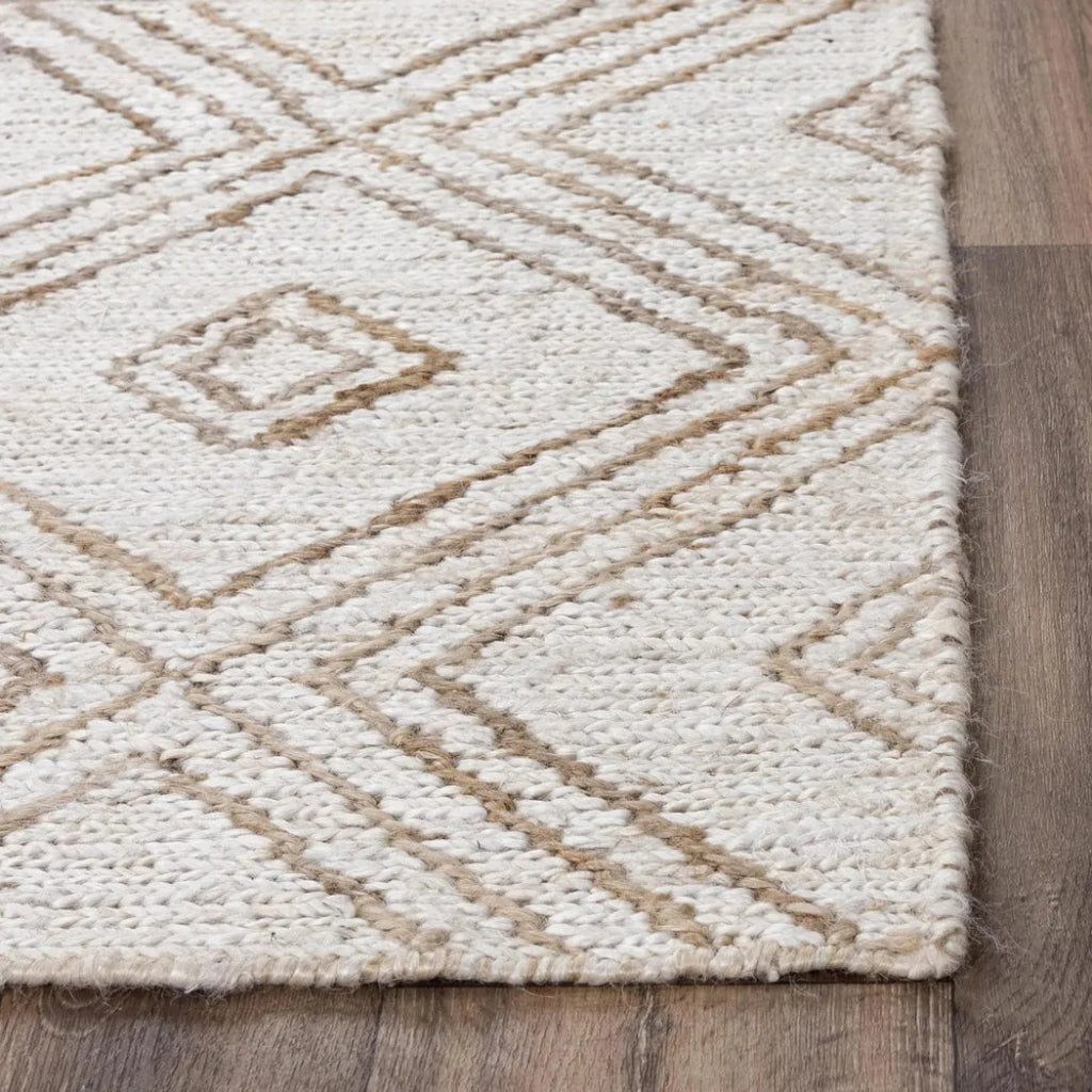 Ario Beige Jute Rug 8x10 For Living Room - LOOMLAN - LOOMLAN - Area Rugs